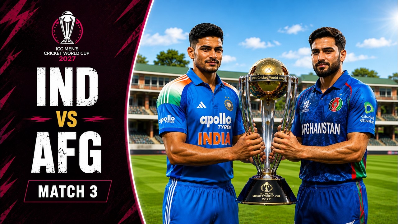 ODI WC 2027 😱 | INDIA vs AFGHANISTAN | WHAT A THRILLER!  | MATCH 3