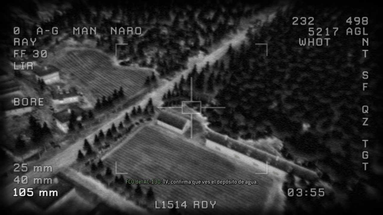 Call of Duty  Modern Warfare Remastered 4K AC130 Espa&ntilde;ol