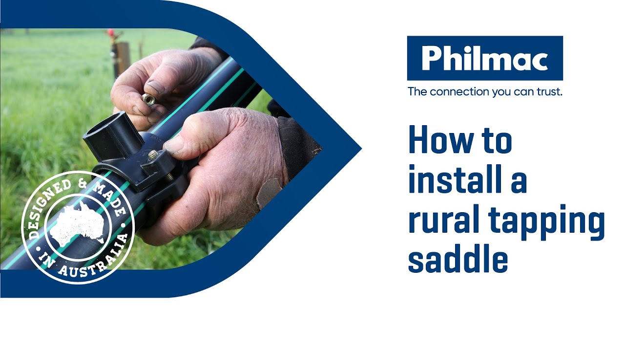 How to install Philmac Rural Tapping Saddles
