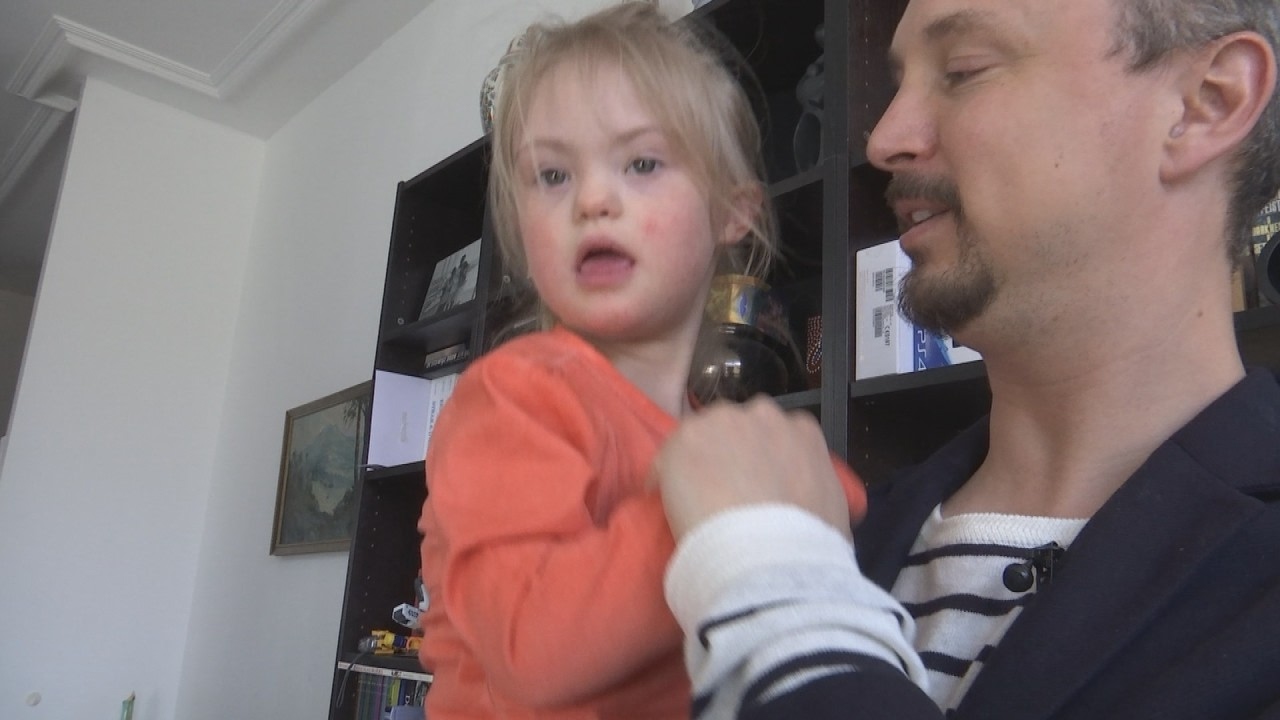 Vader rapt voor dochter met Down