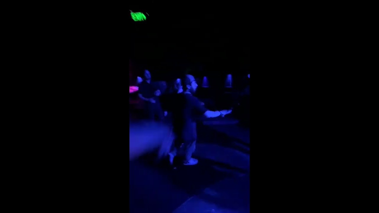 Having fun at an oldschool night