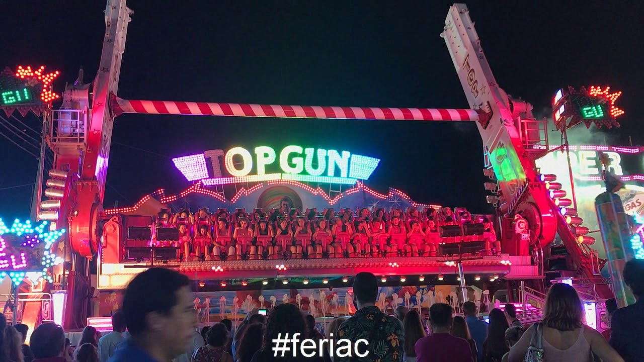 Atracción Top Gun OFFRIDE Feria Málaga 2019