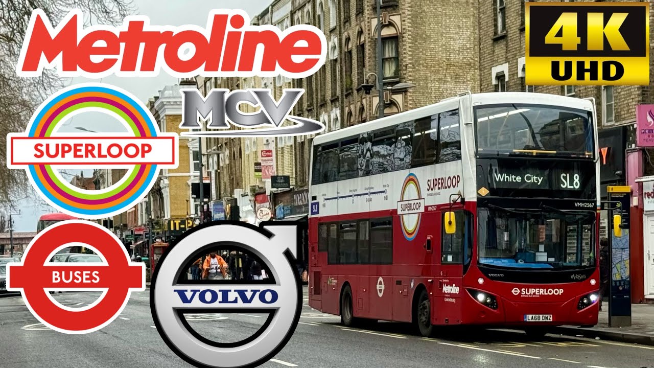 [Metroline London Bus: SuperLoop SL8 Uxbridge to White City, Ealing & Acton] MCV eVoSeti Volvo B5LH