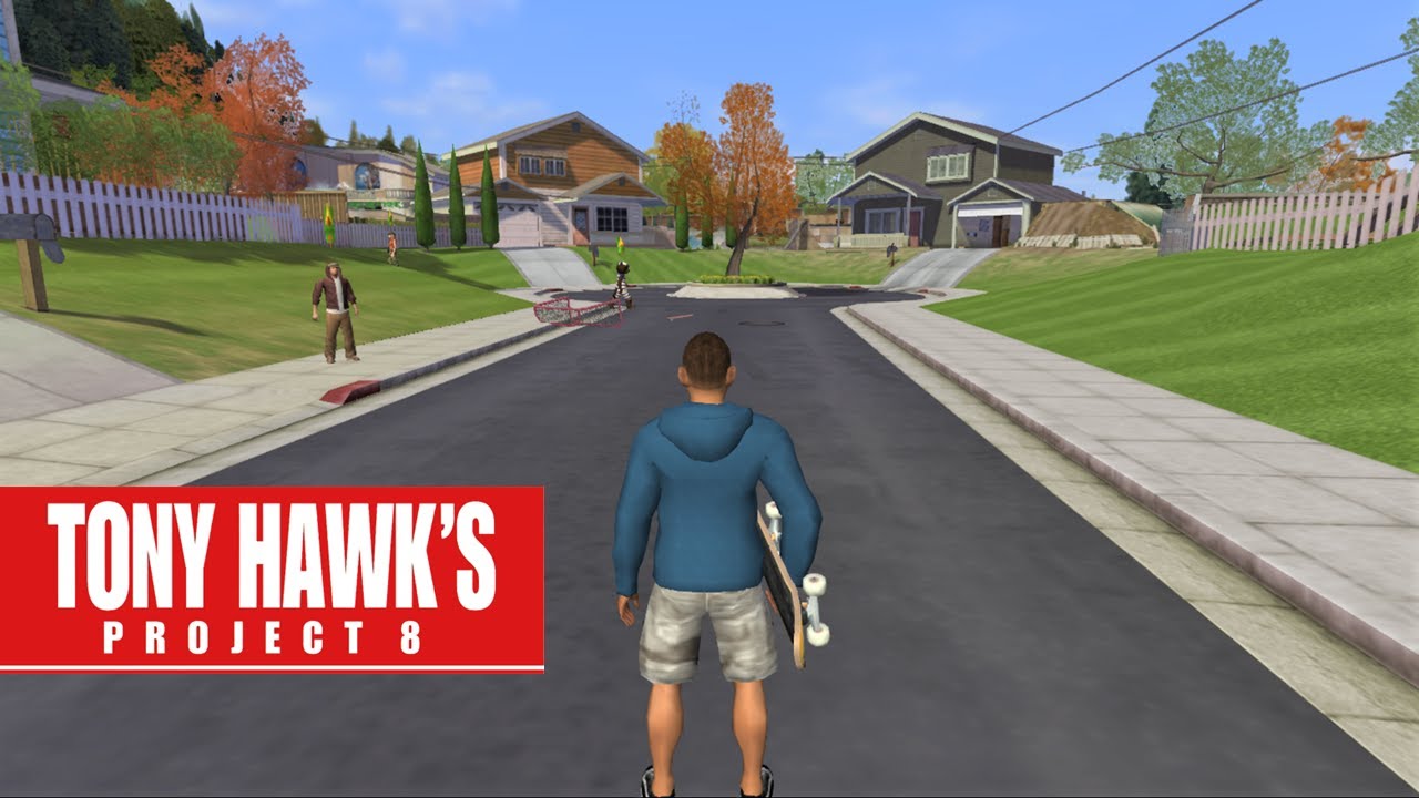 Проект 8 Тони Хока на SICK #1 — Suburbs (геймплей PSP)