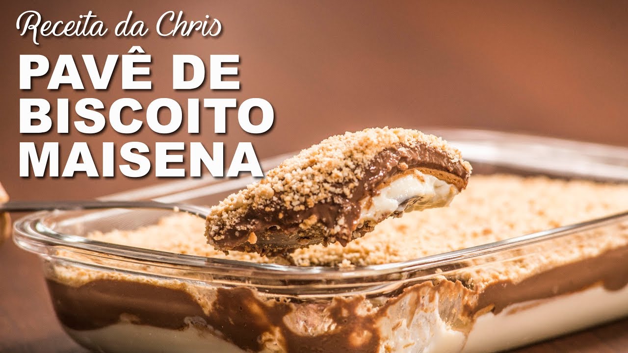 Pavê com biscoito maisena