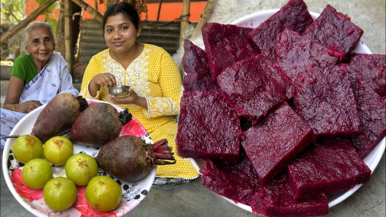 ত্বকের  উজ্জ্বলতা বাড়াতে,মুখে ব্রণ ফুসকুড়ি দূর করতে এটা বানিয়ে রোজ ১টা করে খান ।Beetroot Candy