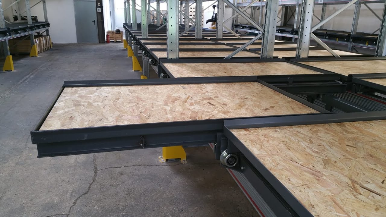 TIROIR PALETTE PICKING  TIROIR T&Eacute;LESCOPIQUE TABLAR RAYONNAGE PALETTE RACK