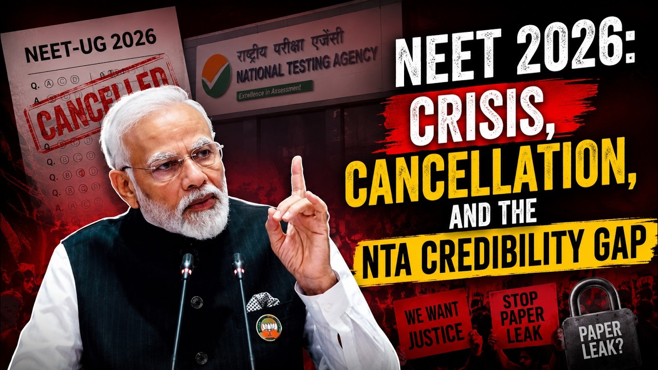 NEET 2026: Crisis, Cancellation, and the NTA Credibility Gap | Binod basal