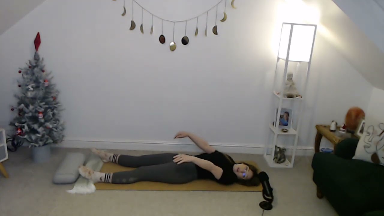 Revitalise a 60 minute Yoga Therapy mat practice