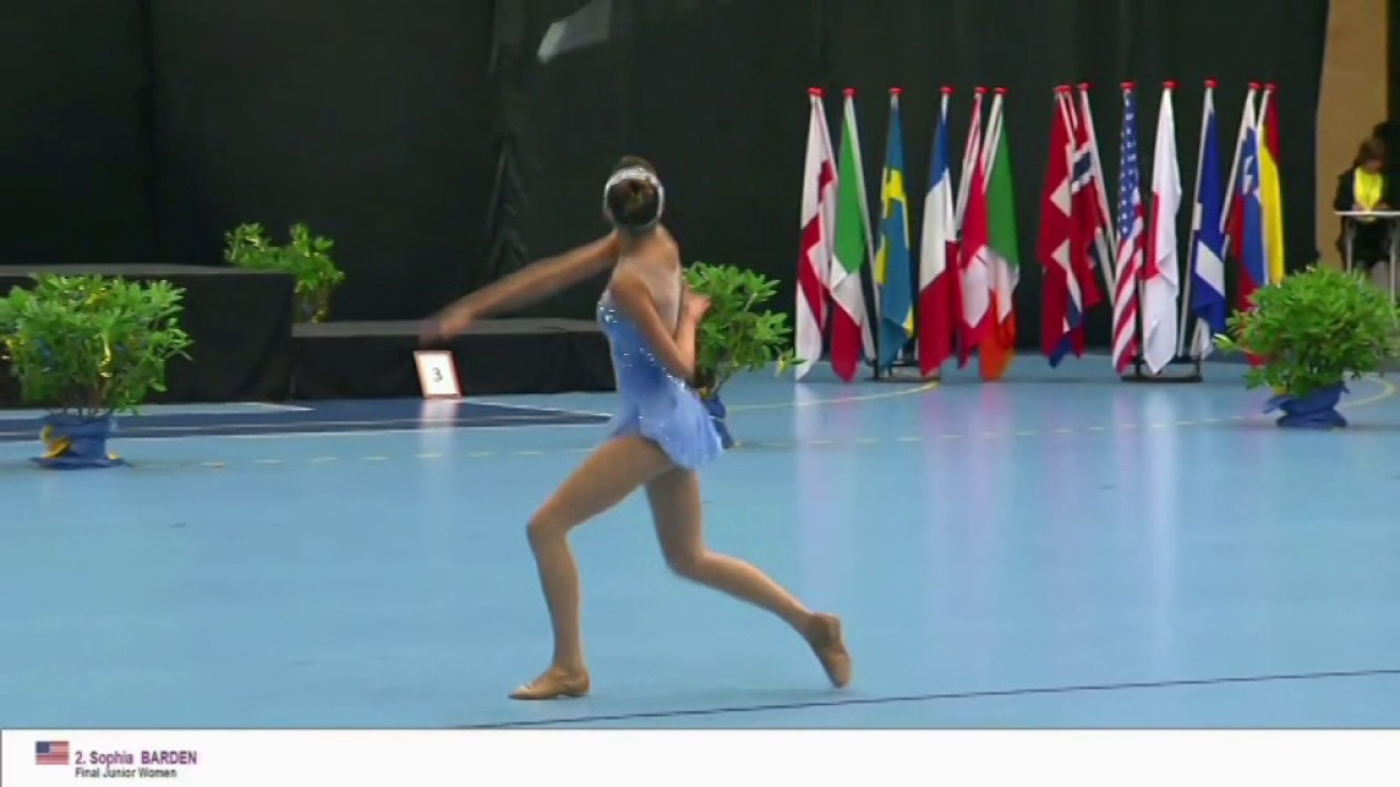 Mondial 2016 - Final - Junior Women - 9 - Sophia Barden