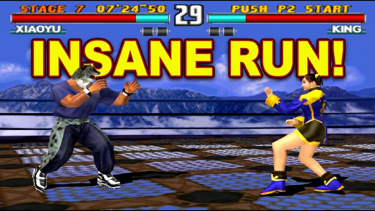 Tekken 3 Xiaoyu vs King & Nina – INSANE Arcade Run!