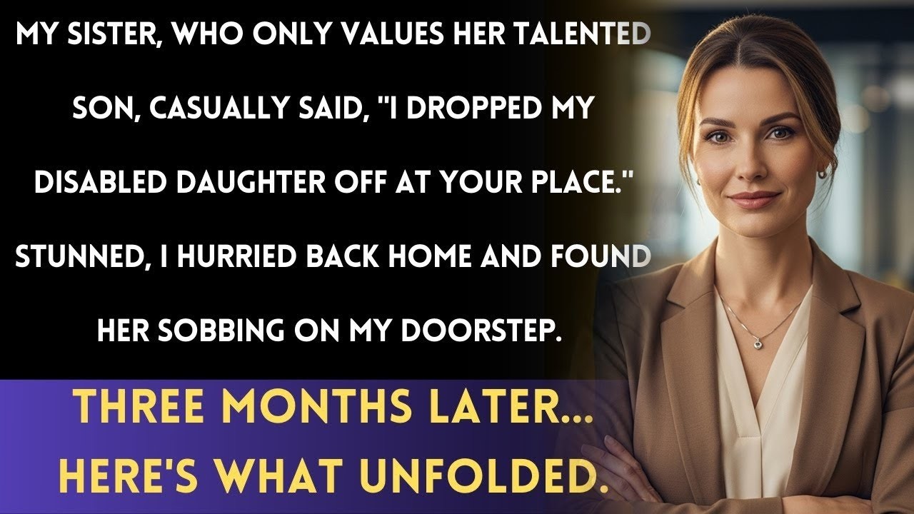 Three months after my sister abandoned her daughter with me, everything took an unexpected turn.