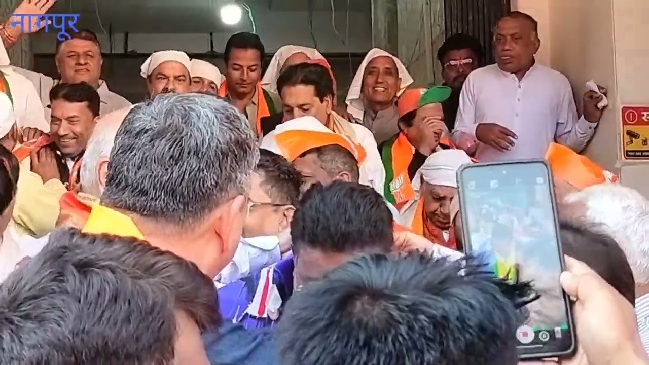 प्रभाग 1से  भाजपा के रॅली मे हजारो का जन सैलाब 