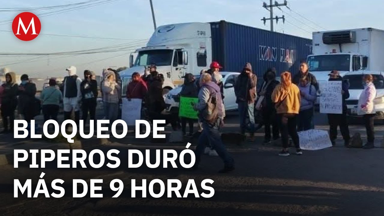 Piperos bloquean calles en el Edomex por cierre de pozos