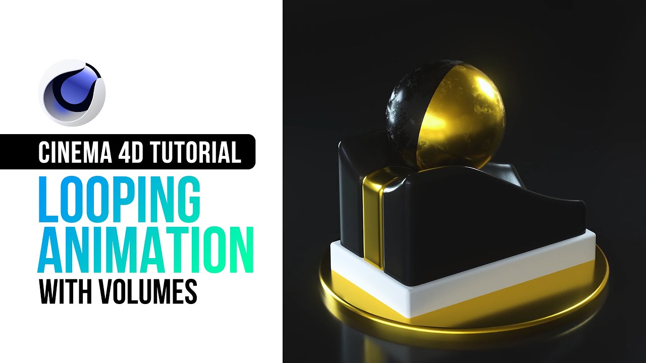 C4D Tutorial - Looping Animation with Volumes | Black Gold 03