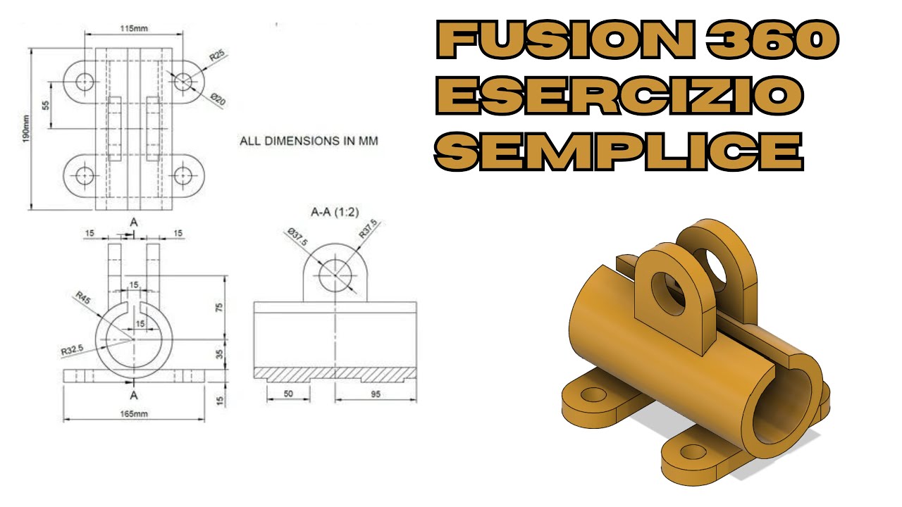 Fusion 360 - esercizio facile