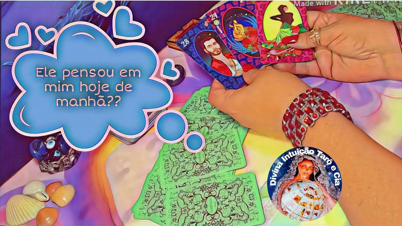 Ele(a) pensou em mim hoje quando acordou??