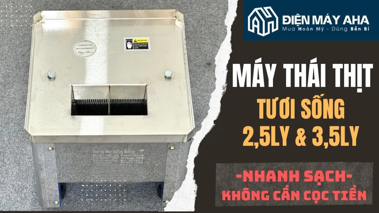 Máy Thái Thịt Bò | Máy Thái Thịt Tươi Sống