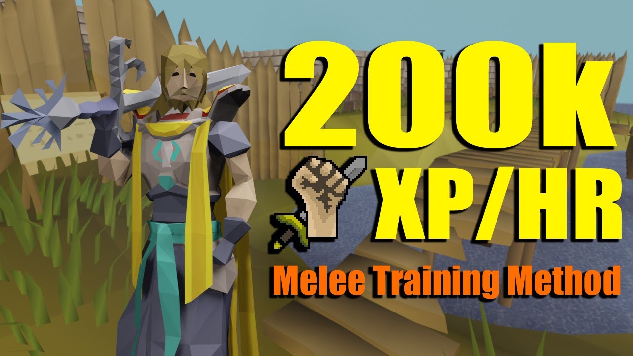 The FASTEST way to train Attack and Strength! (OSRS Pest Control guide)