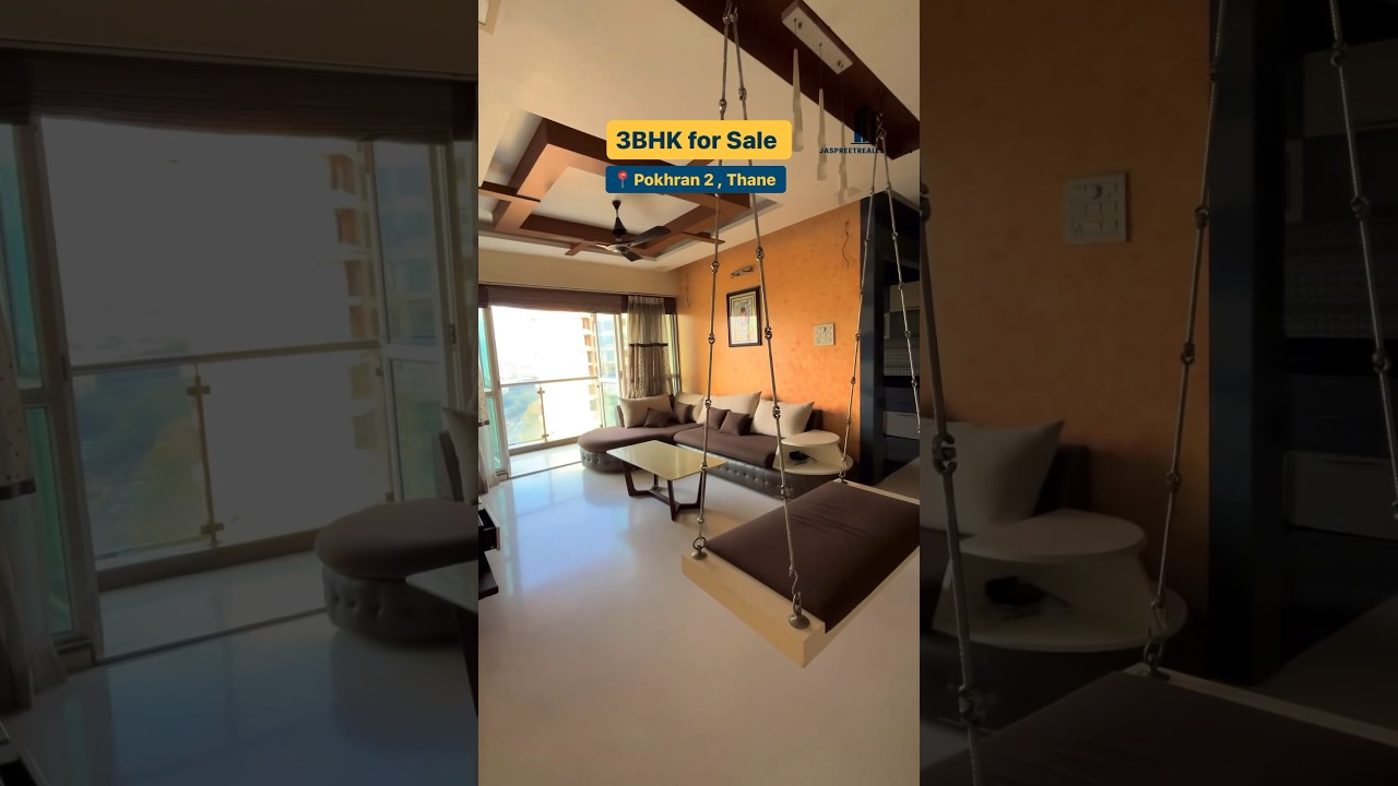 3BHK for Sale | Pokhran 2 , Thane | ₹2.50Cr | 7718900765 #3bhk #thane #property #resale #3bhkforsale