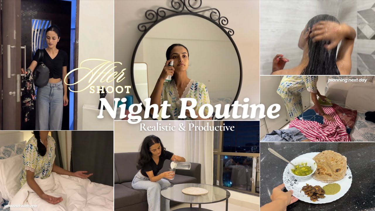 After work NIGHT ROUTINE🌙: productive, selfcare rituals, cooking, planning next day + unwind with me