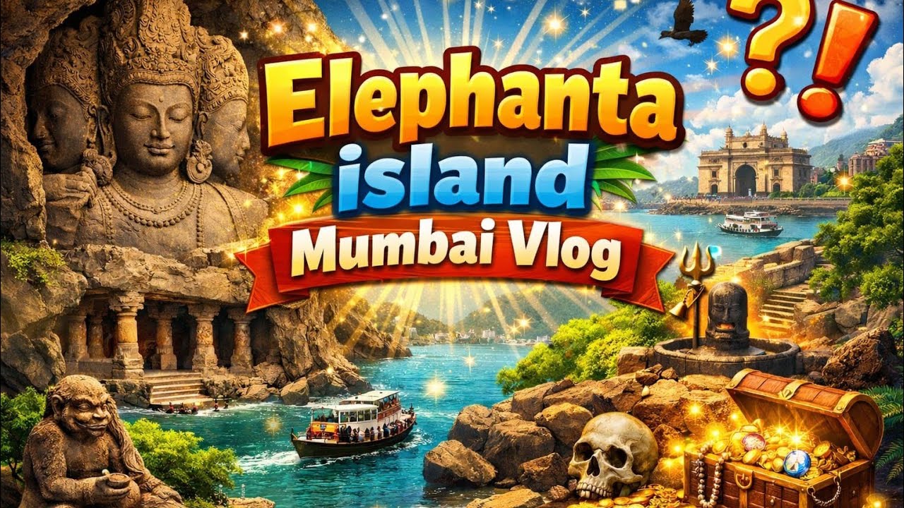 Elephanta caves Vlog Mumbai | Elephanta island vlogs #vlogs 