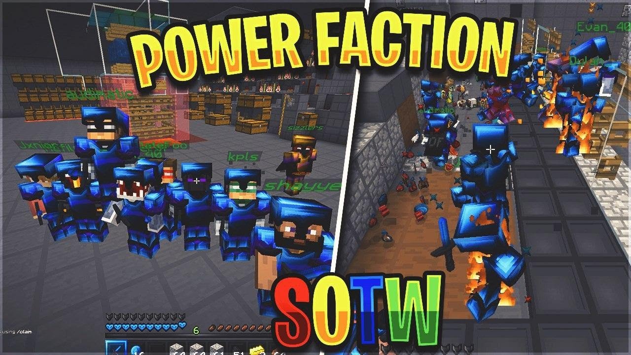 Living as a POWER FACTION #1 - SOTW & **RICH** RAID | Minecraft HCF