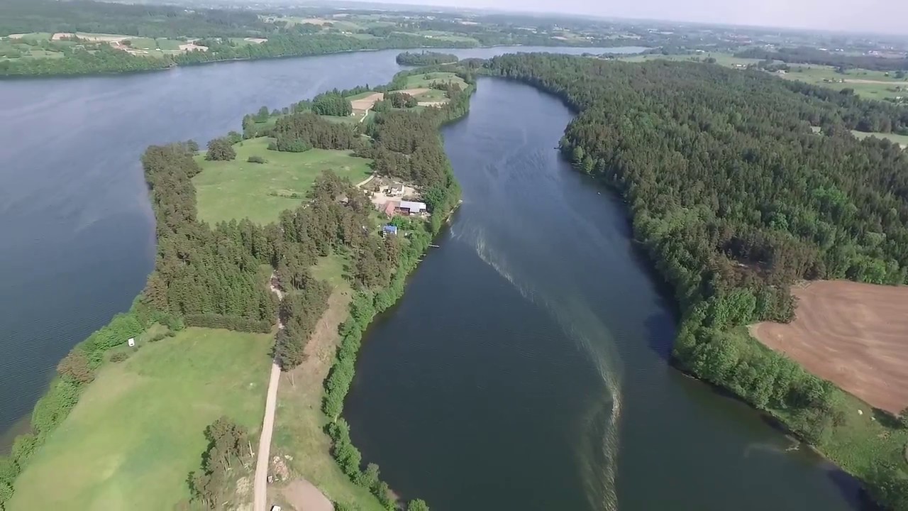 Jezioro Rospuda dron