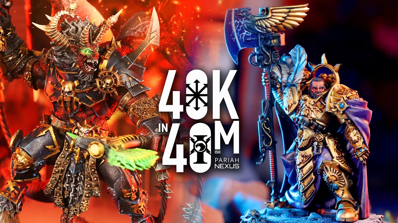 Custodes vs Khorne Deamons - A 4000pts battle feature 8 blood thirsters in the 2nd siege of Terra!