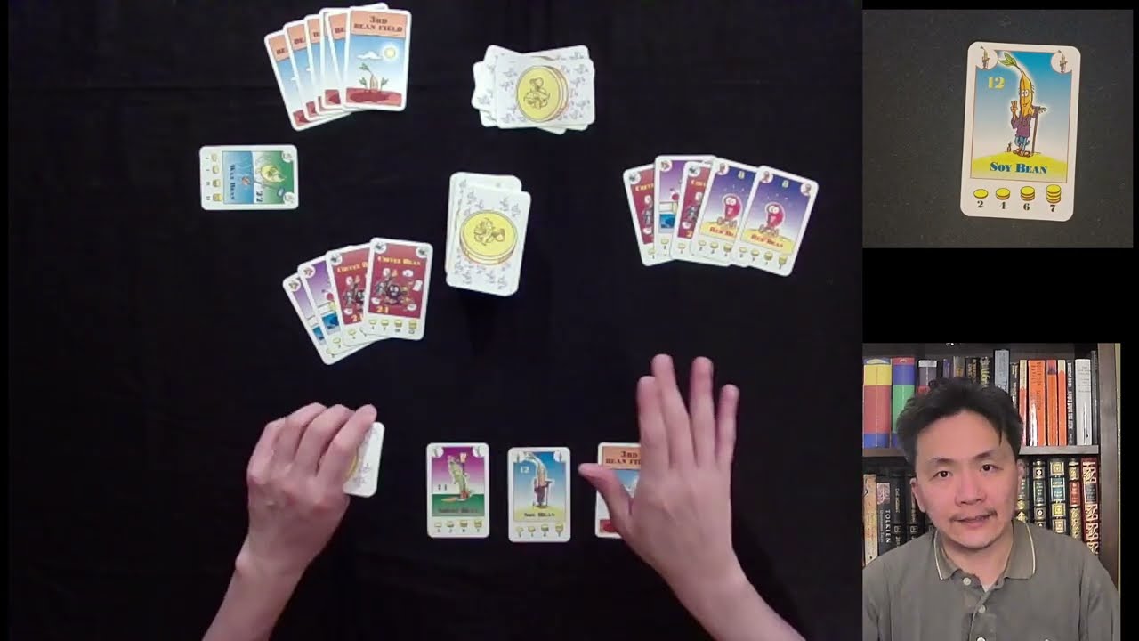 Set up & Play - Bohnanza (full board game rules teach)