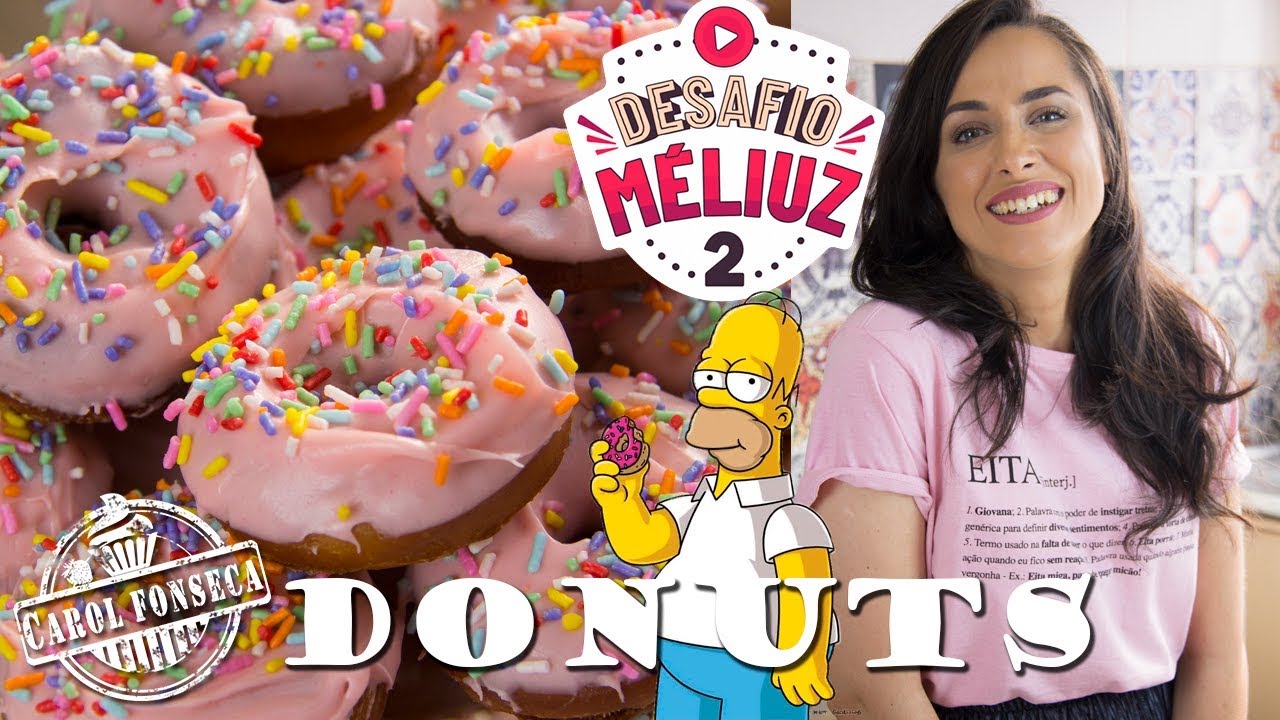 DONUTS - ROSQUINHA DO HOMER SIMPSON #desafiomeliuz