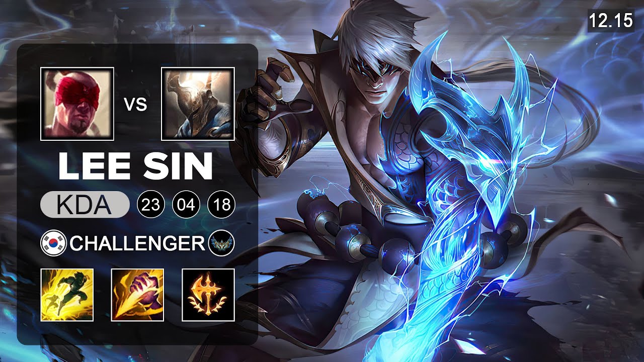 Lee Sin vs Pantheon Jungle - KR Challenger - Patch 12.15 Season 12