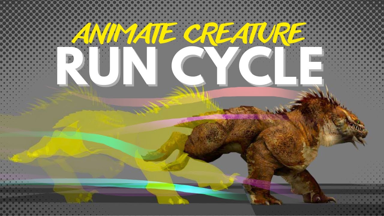 Animate Creature Run Cycle in 3D | Maya | Evolve