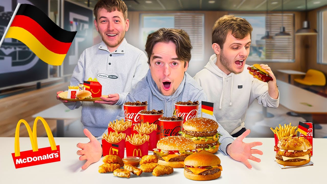 Wij bestellen ALLES van de DUITSE Mac Donalds
