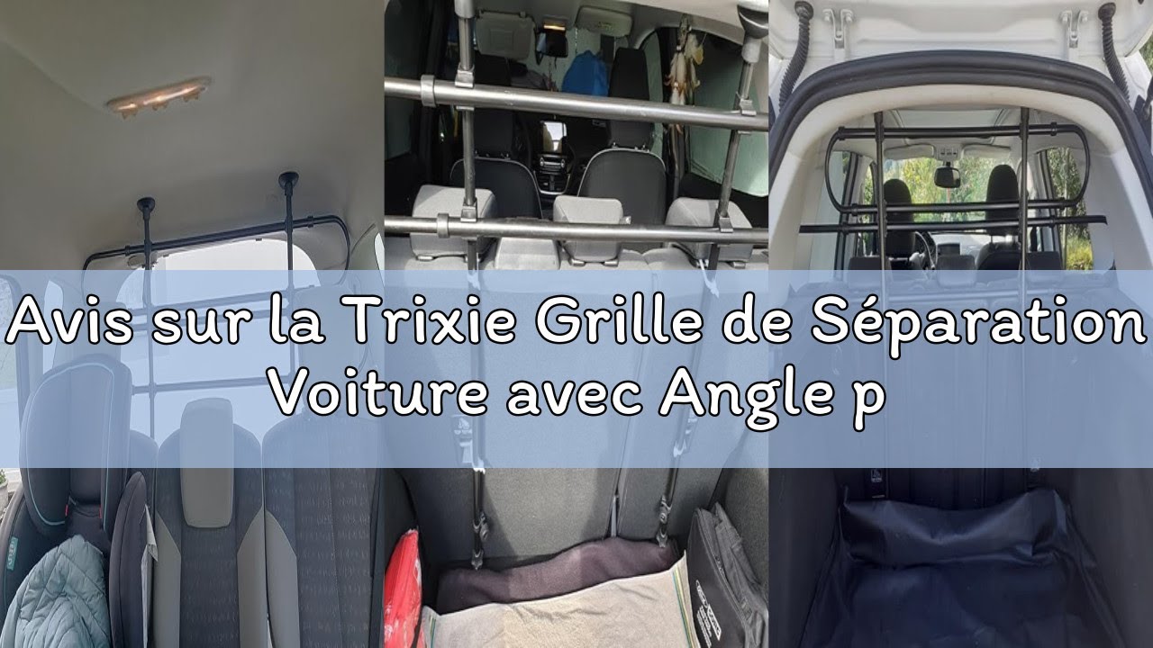 Avis sur la Trixie Grille de Séparation Voiture avec Angle pour Chien Largeur: 85-140 Cm Hauteur: 75