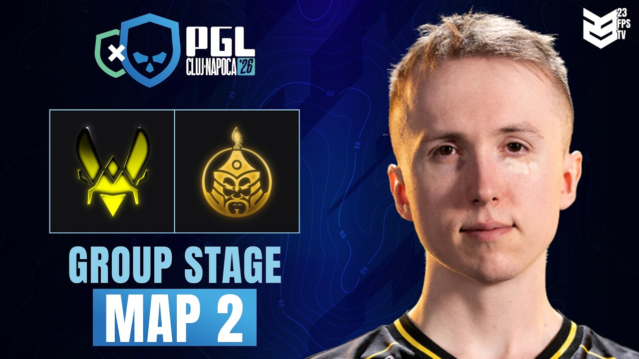 [Full match] Vitality vs MongolZ | PGL Cluj-Napoca 2026 | Group Stage | MAP 2