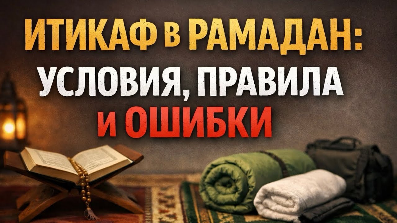 Итикаф в последние 10 ночей Рамадана || Абдуллах Татарий 