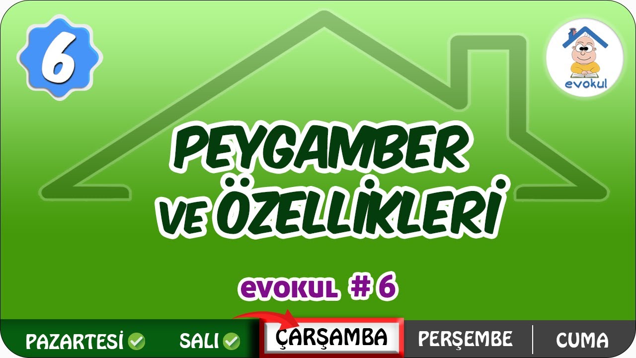 Peygamberler ve Özellikleri | 6. Sınıf #uzaktanegitim #evokul Kampı