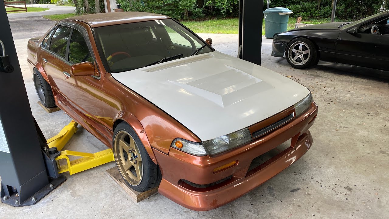 Turbo K24 Nissan Cefiro build. It’s finally a car again.