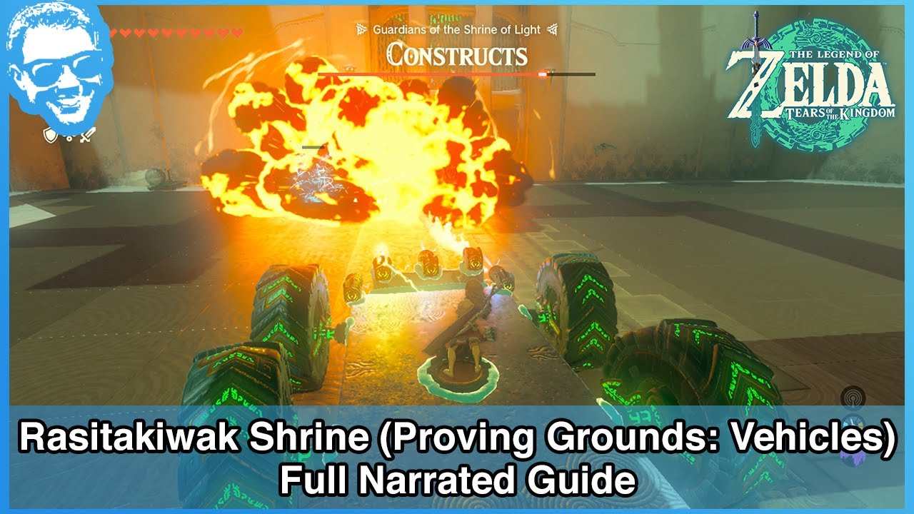 Rasitakiwak Shrine (Proving Grounds: Vehicles) - Full Narrated Guide - Tears of the Kingdom