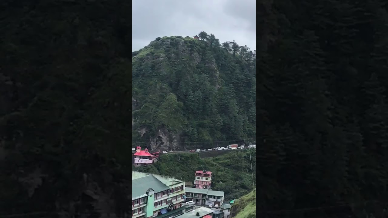 Landslide at dhali bypass road near dhali tunnel shimla 2 September 2017