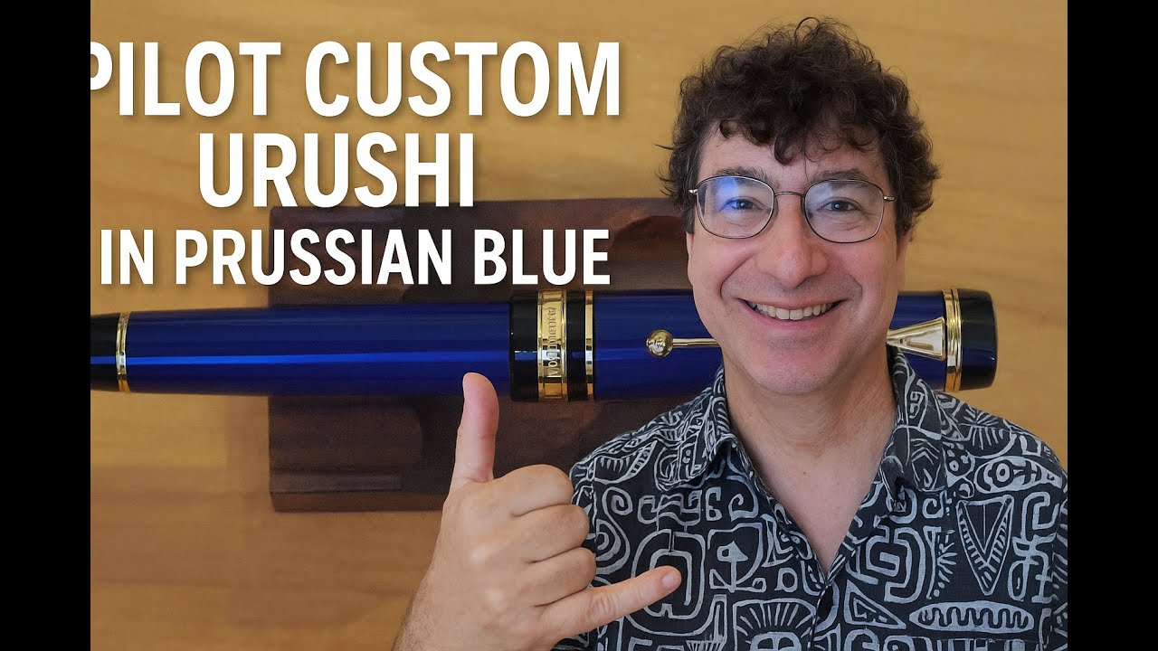 Pilot Custom Urushi in Prussian Blue
