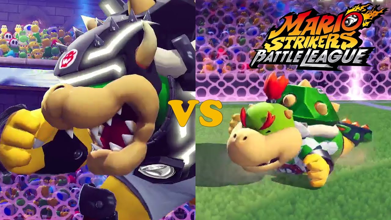 Mario Strikers: Battle League - Team Bowser vs Team Bowser Jr - Royal Castle