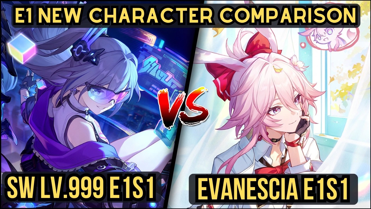 V1 | E1 COMPARISON | SWSP E1S1xSparxie E0S1 x Hypercarry Evanescia E1S1 #evanescia