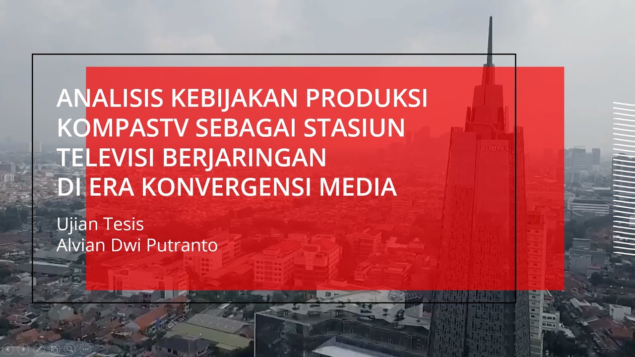 Sidang Ujian Tesis Pascasarjana Ilmu Komunikasi UI - Alvian Dwi Putranto