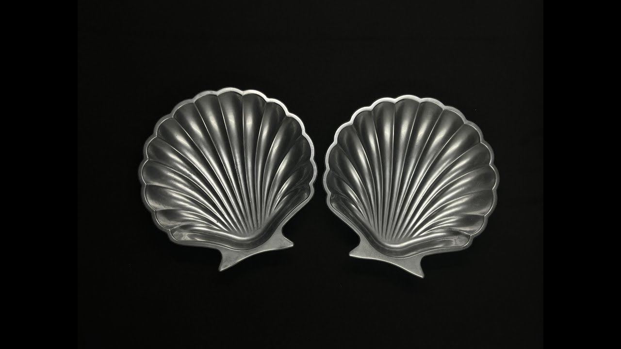 How To Make: Art Deco Style Metallic Silver Shells