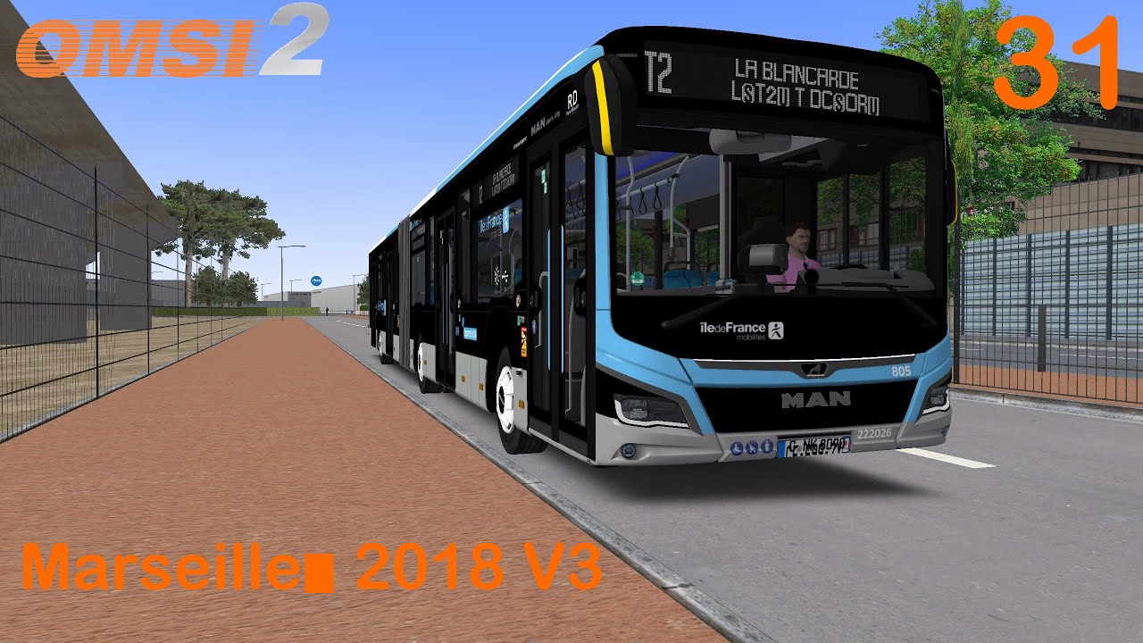 OMSI 2 | Ep 31 | Marseille 2018 | Ligne T2 en MAN NLC 18C !