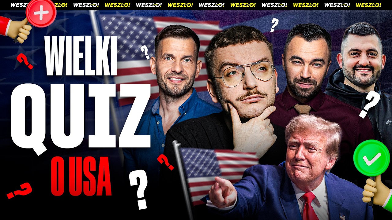 LIVE: WIELKI QUIZ O USA! PACZUL SPRZEDAJE AMERICAN DREAM | PAWŁOWSKI, DOMAGAŁA, IDASIAK