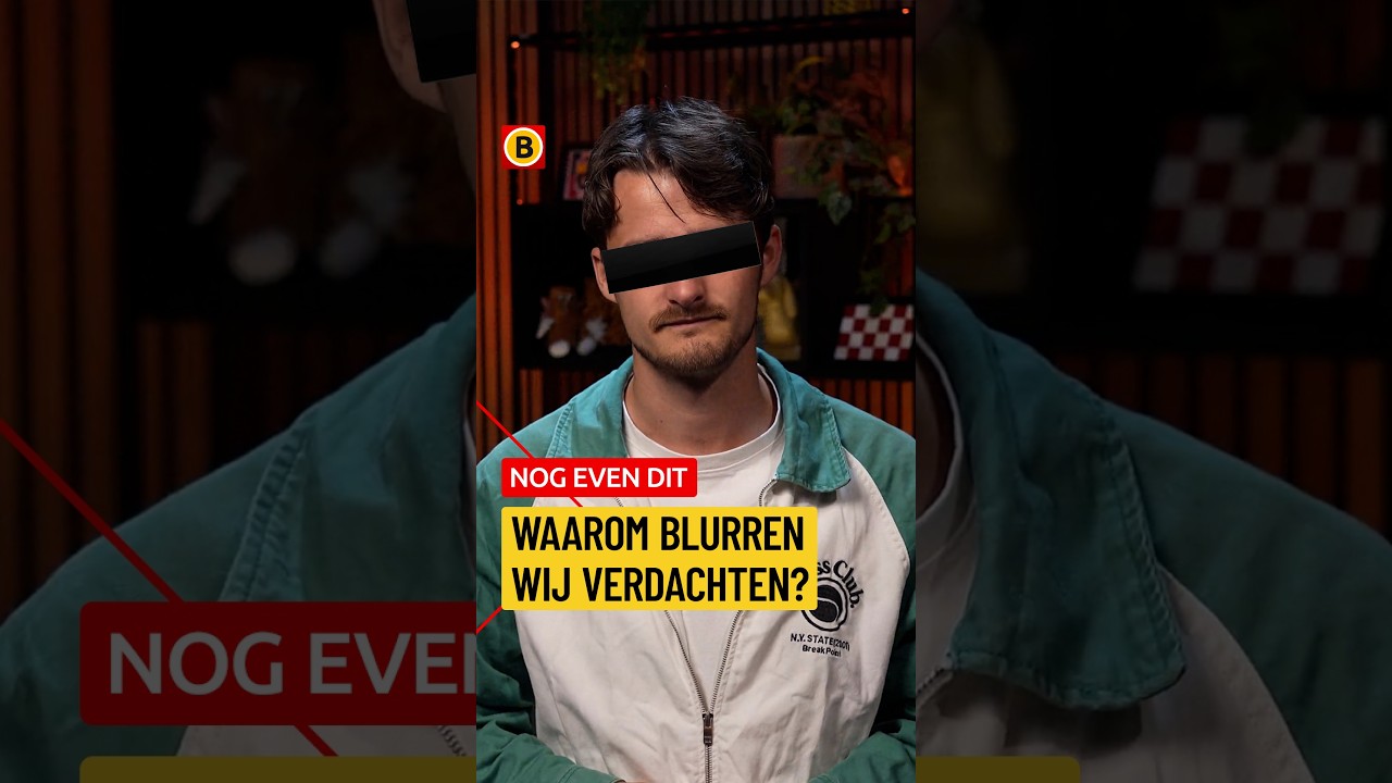 Waarom blurren wij verdachten? | #nogevendit