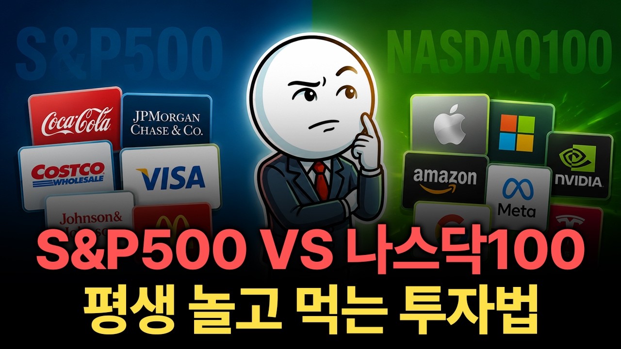 S&P500 vs 나스닥100, 이 영상 하나로 끝냅니다